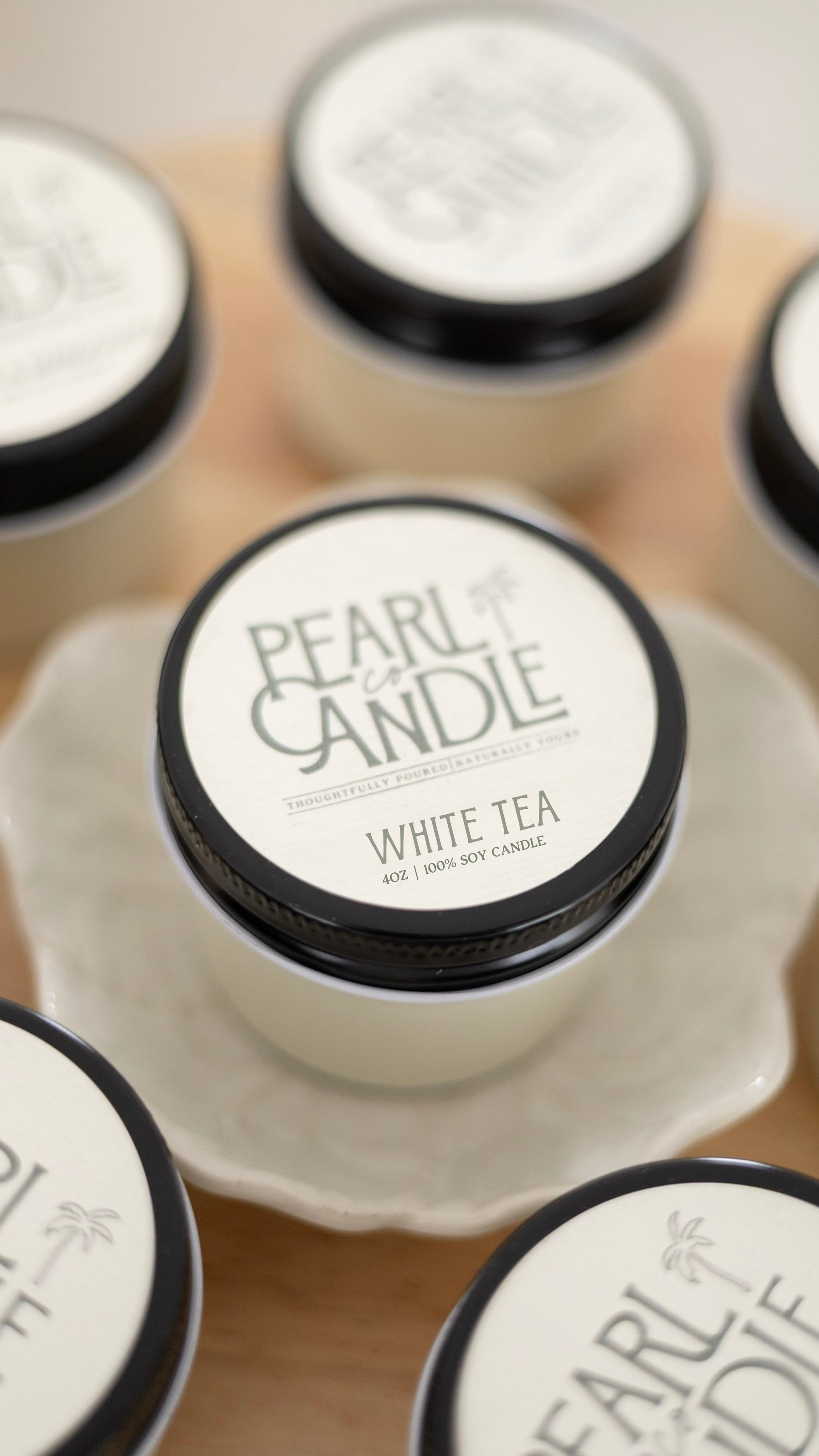 White Tea Candle
