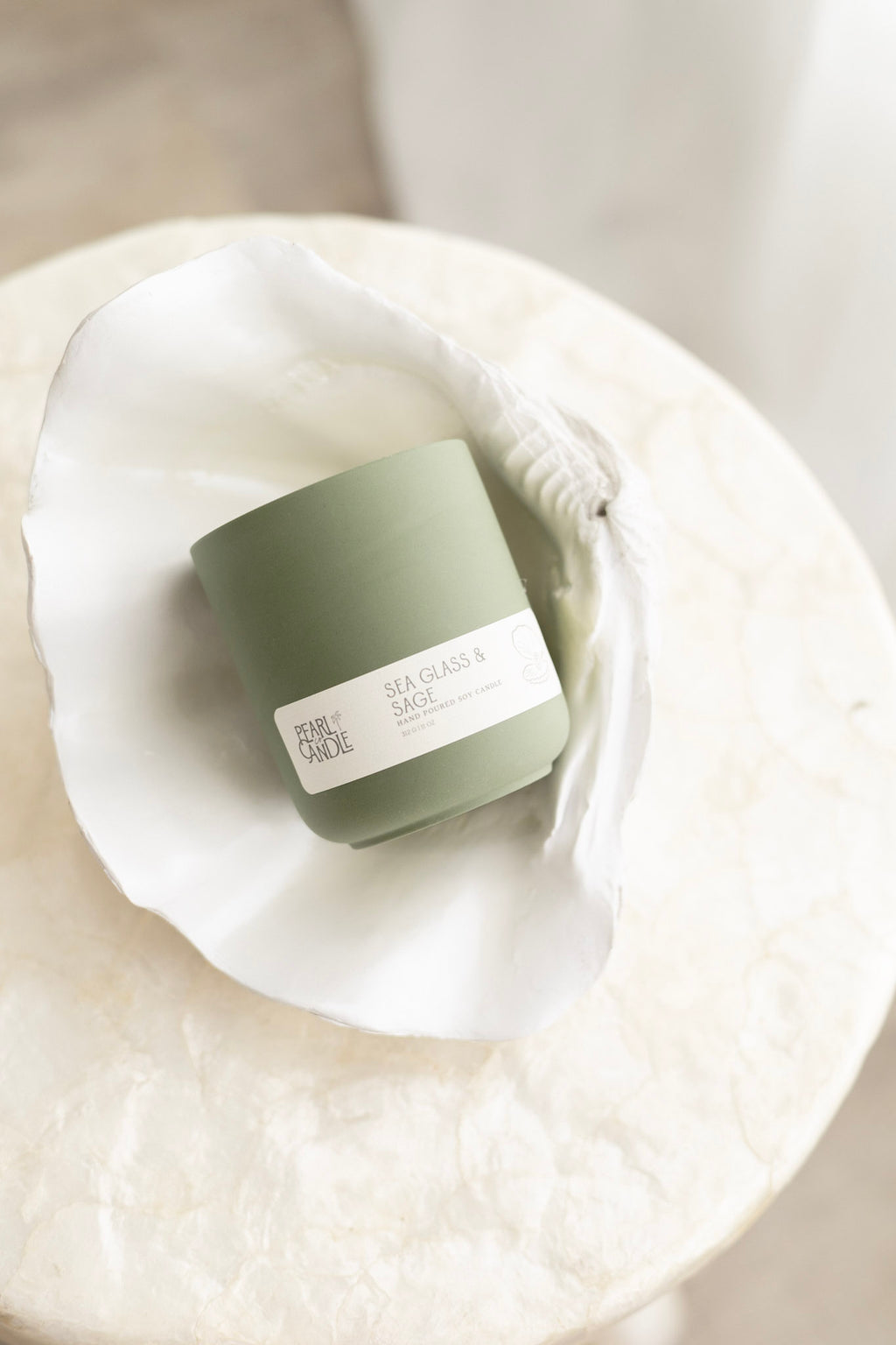 Sea Glass & Sage Candle