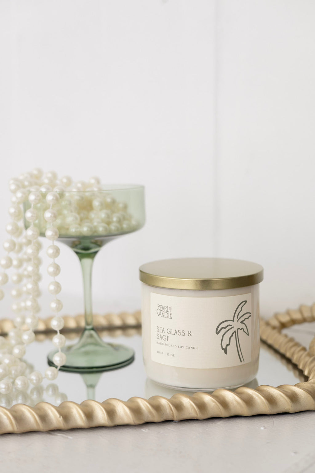 Sea Glass & Sage Candle