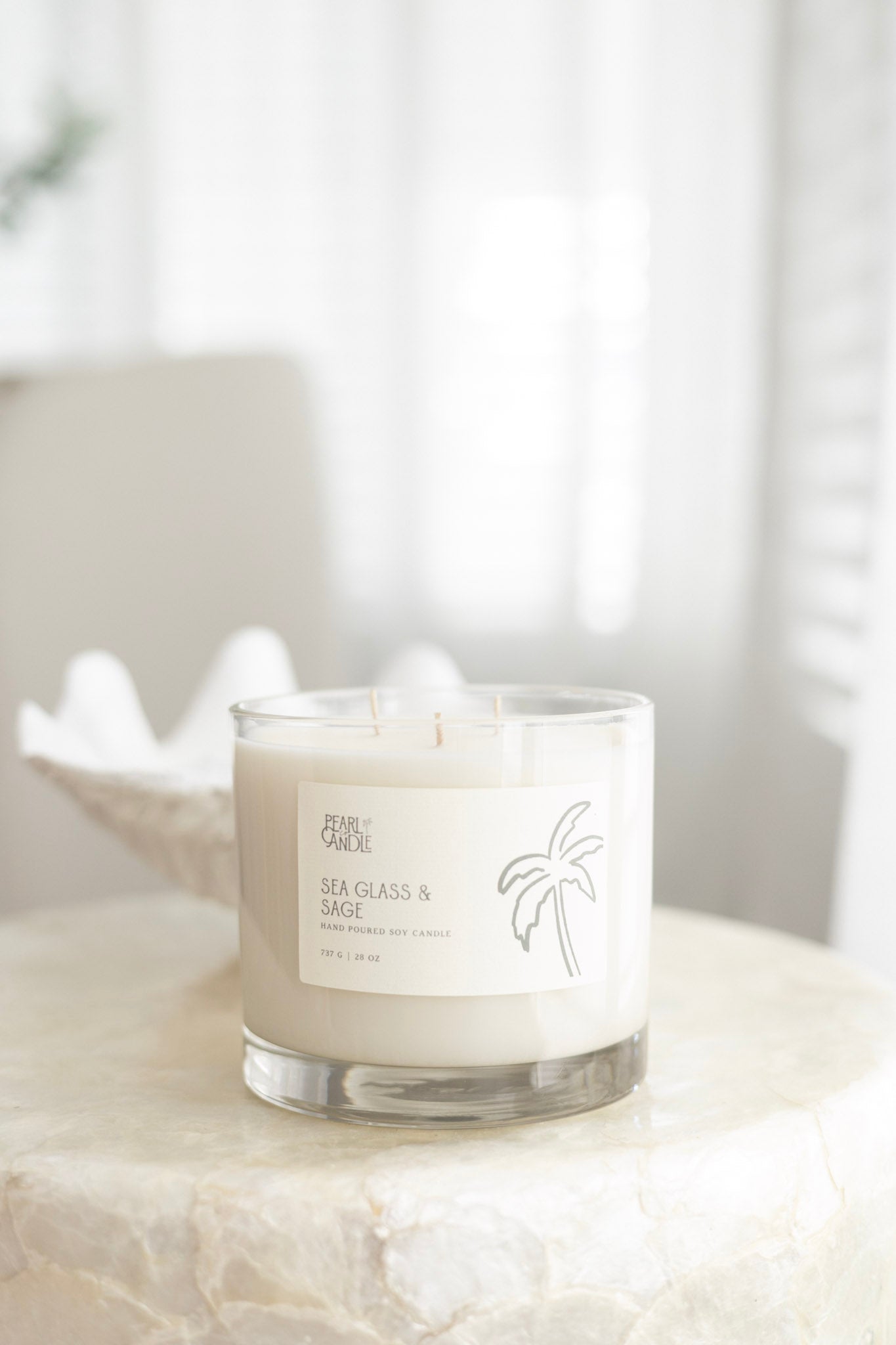 Sea Glass & Sage Candle