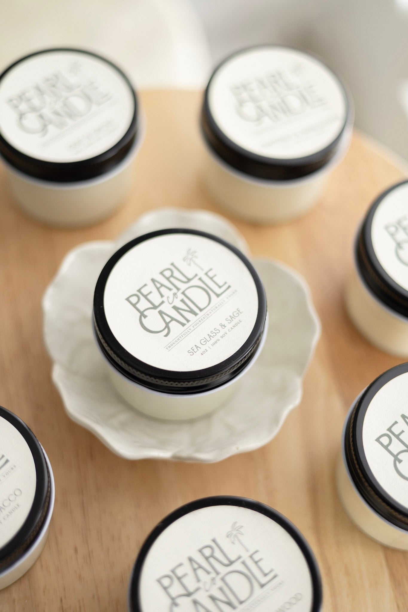 Sea Glass & Sage Candle